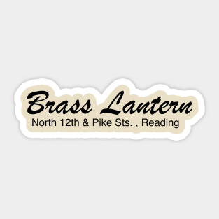 Brass Lantern Sticker